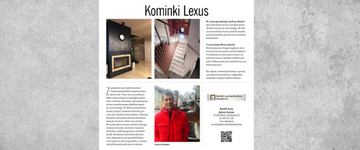 Kominki Lexus Wrocław w magazynie "Świat Kominków"